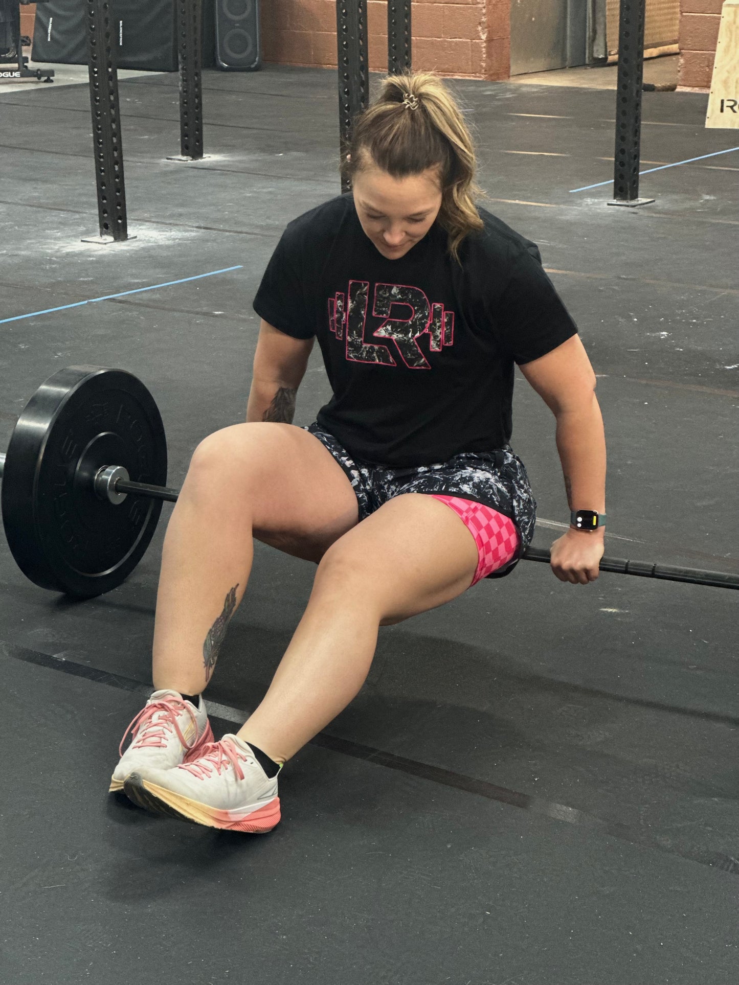 LR Double Dino Cropped tee *preorder*