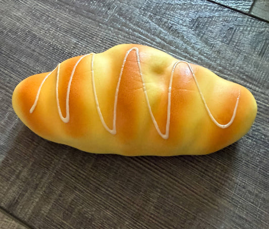 Drizzled Treat Squishy Squish Bread Stress Fidget Toy