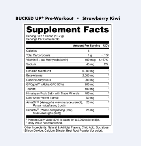 Bucked Up® Pre-Workout