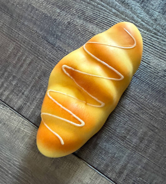 Drizzled Treat Squishy Squish Bread Stress Fidget Toy