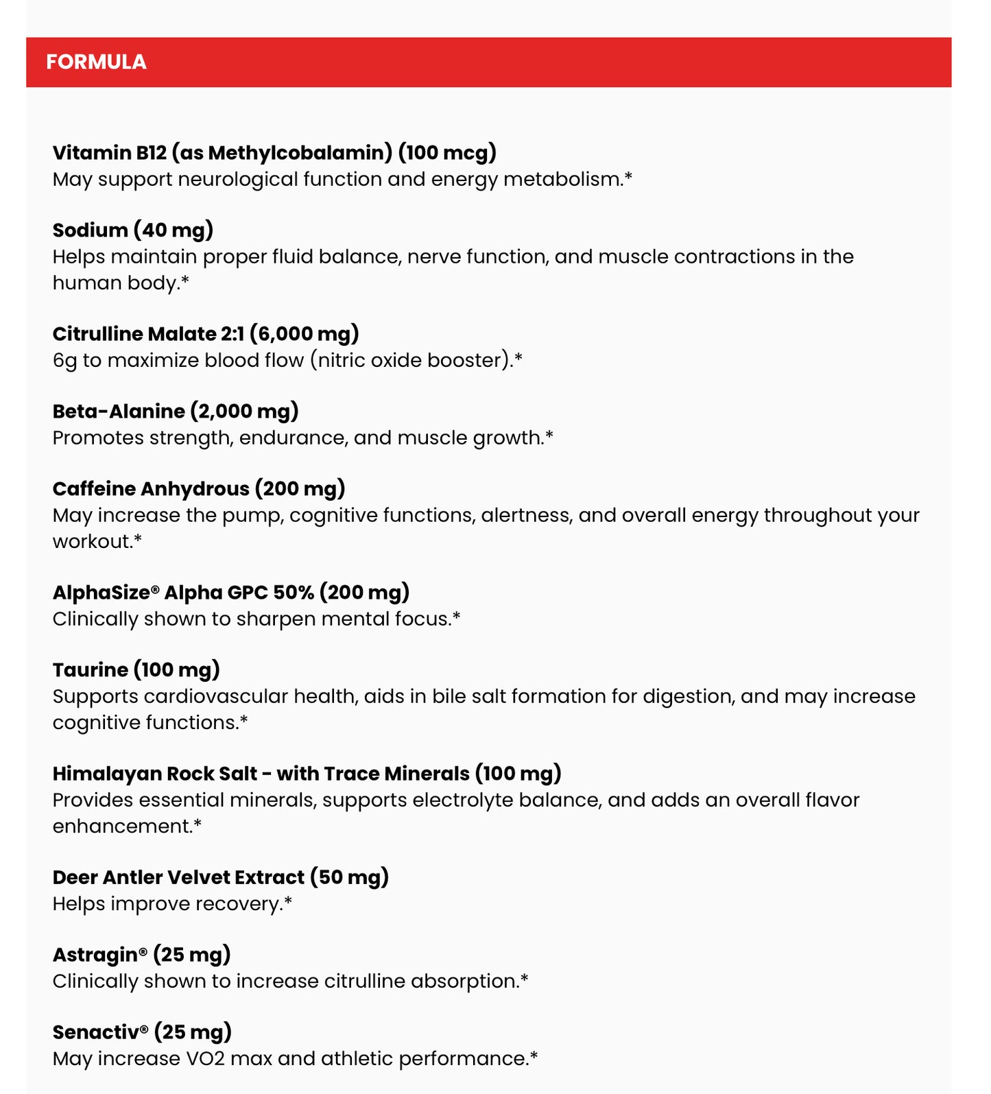 Bucked Up® Pre-Workout