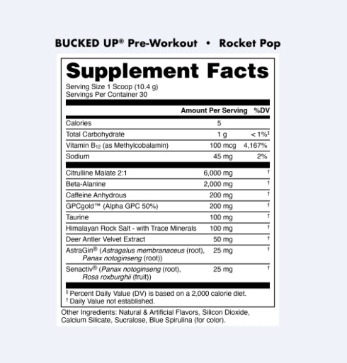 Bucked Up® Pre-Workout
