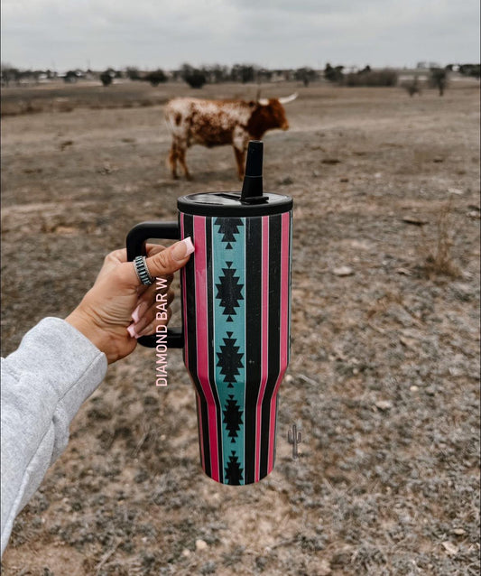40 Oz Serape Cup